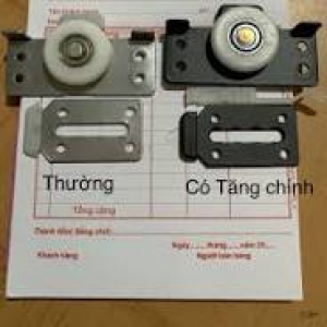 Bánh xe cửa lùa tăng chỉnh, không tăng chỉnh