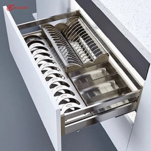 Giá bát đĩa - xoong nồi inox hộp |FC25-26|