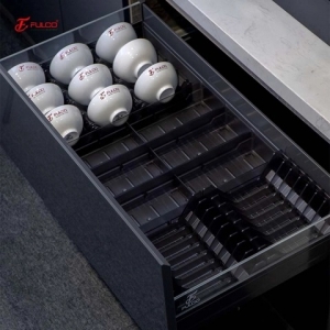 Giá bát đĩa - xoong nồi màu xám phủ nano 5 lớp |FCA03|