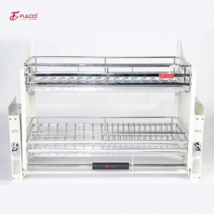 Giá bát di động Inox 304 xước mờ có điều chỉnh lực |FC08-05B|