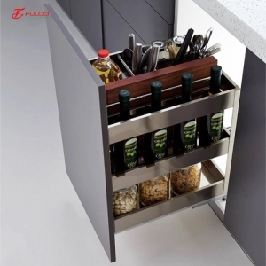 Giá đựng chai lọ - dao thớt Inox hộp |FC17|