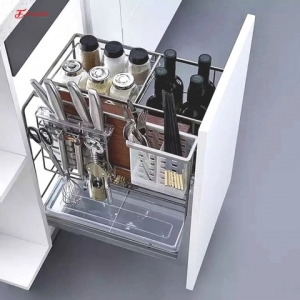 Giá đựng chai lọ - dao thớt đa năng nan vuông |FC09-01|